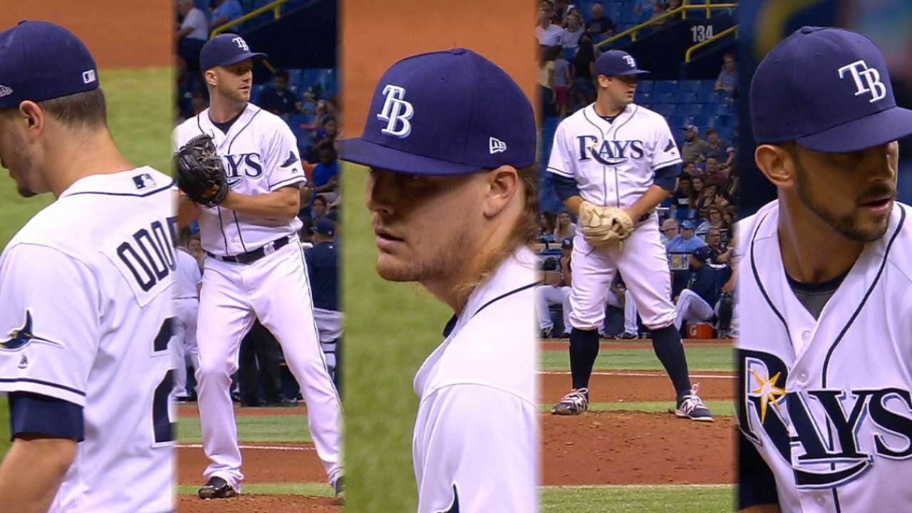 Rays shut out O's as Longo, Morrison go deep