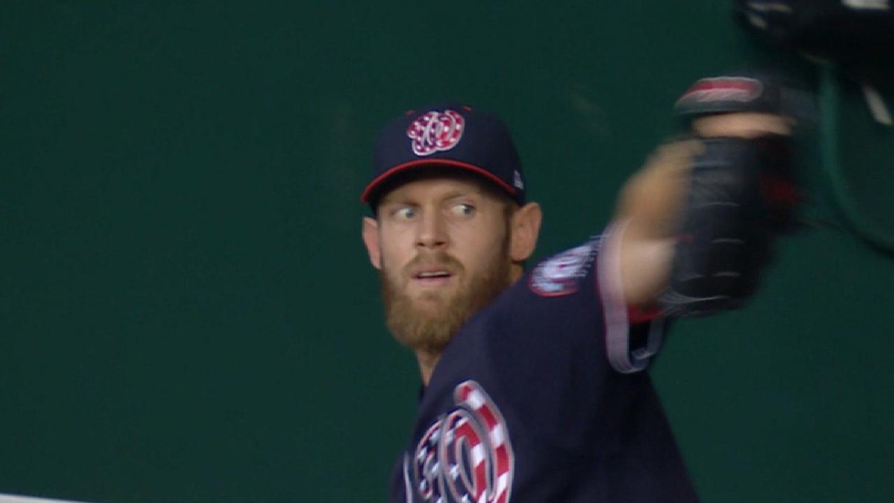 Stephen Strasburg fue el Lanzdor del Mes en la Liga Nacional