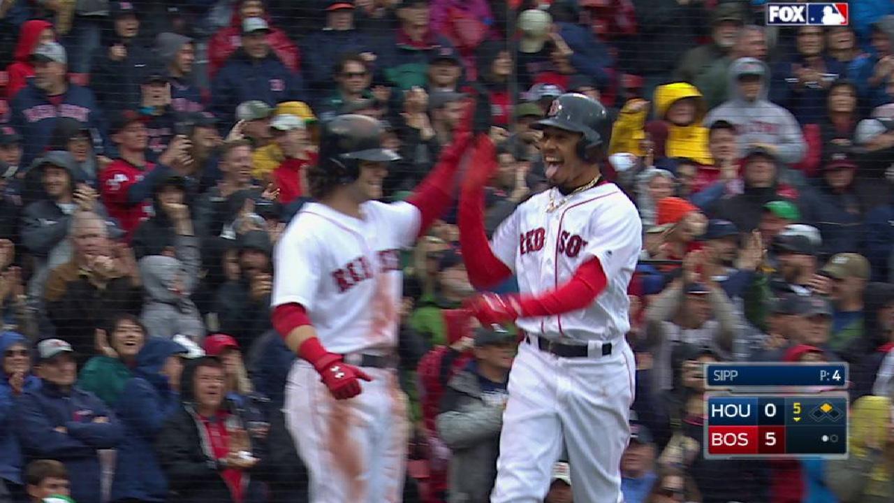 Moreland's two-run double