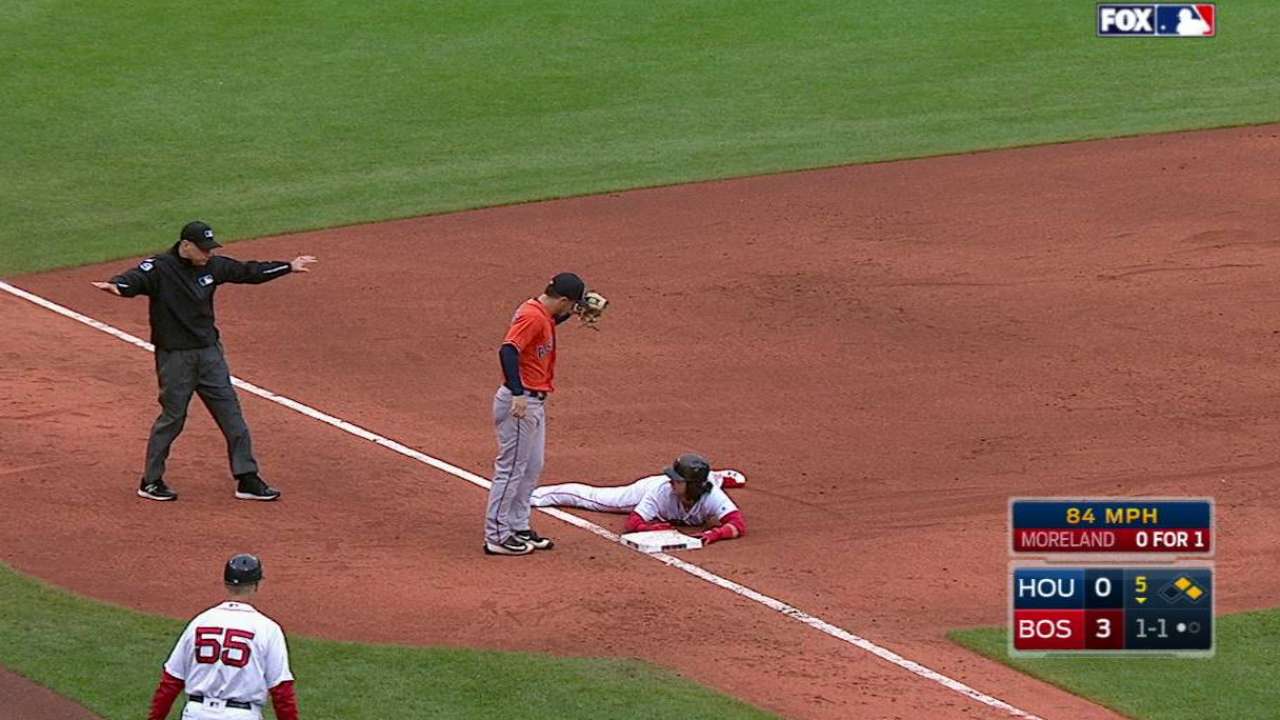 Red Sox's double steal