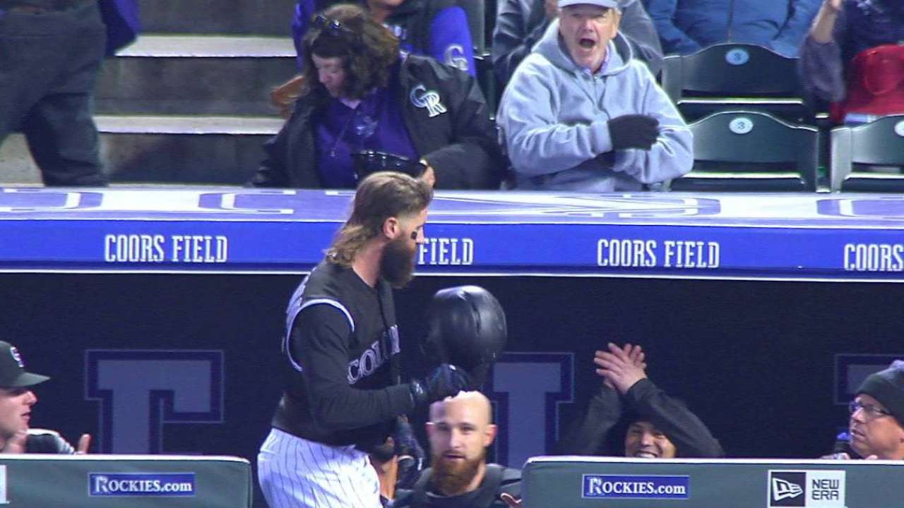 Blackmon sets leadoff RBI mark