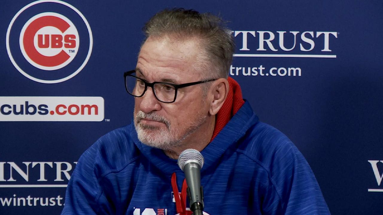 Cubs will unveil NLDS rotation Wednesday