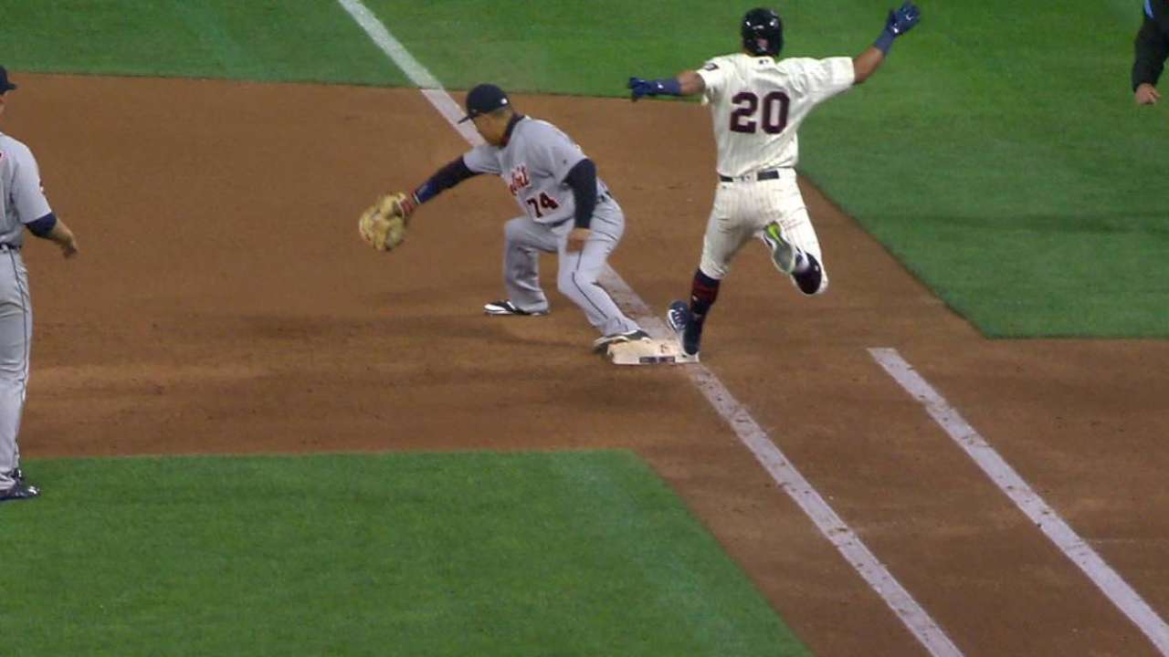 Machado's fantastic grab, throw
