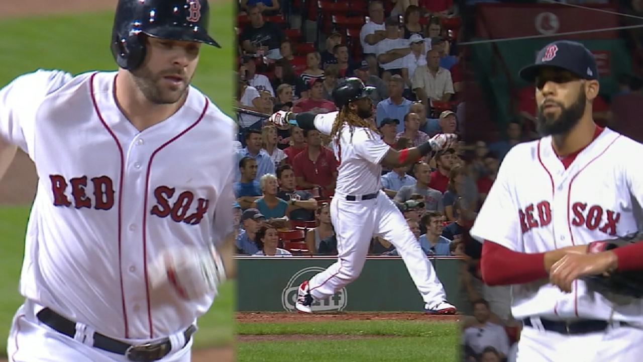 Red Sox trio make contributions