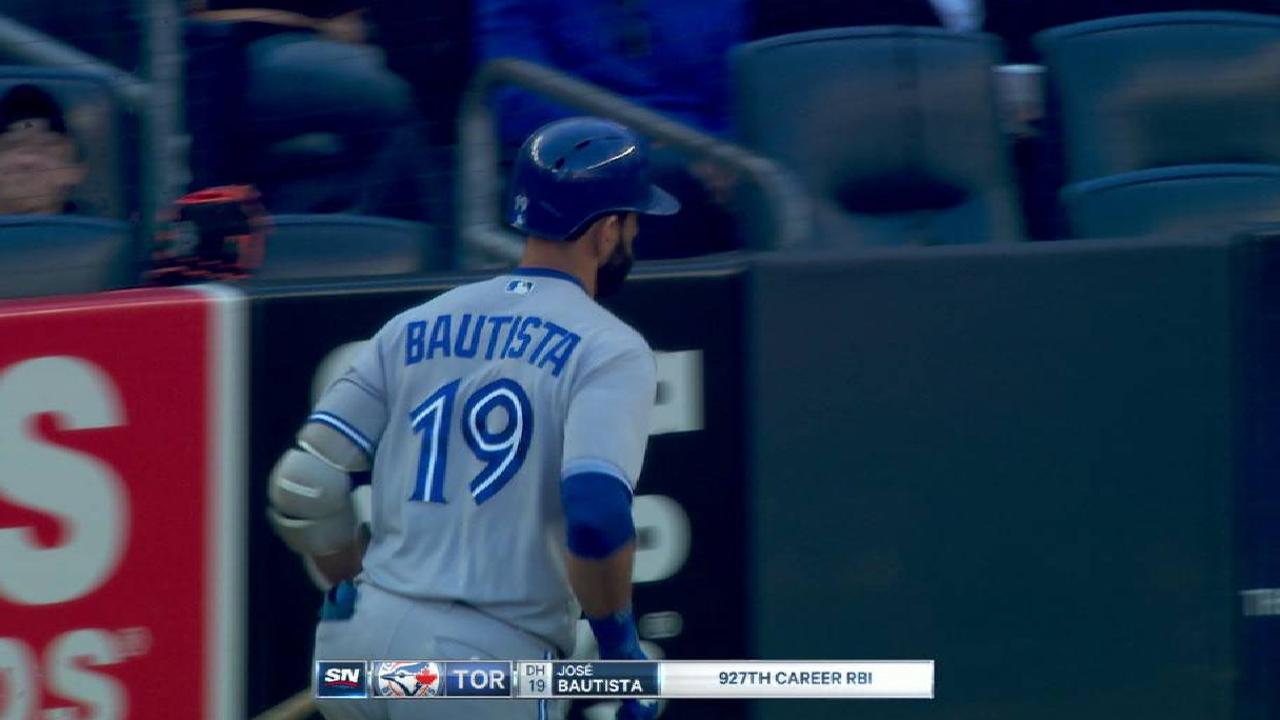 Bautista's sacrifice fly