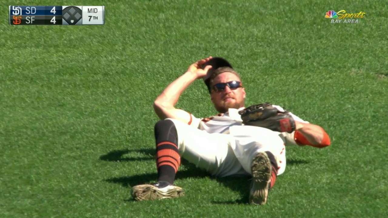 Pence robs Renfroe in the 7th