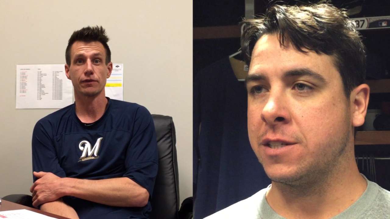 Crew's free-agent crop contemplate future