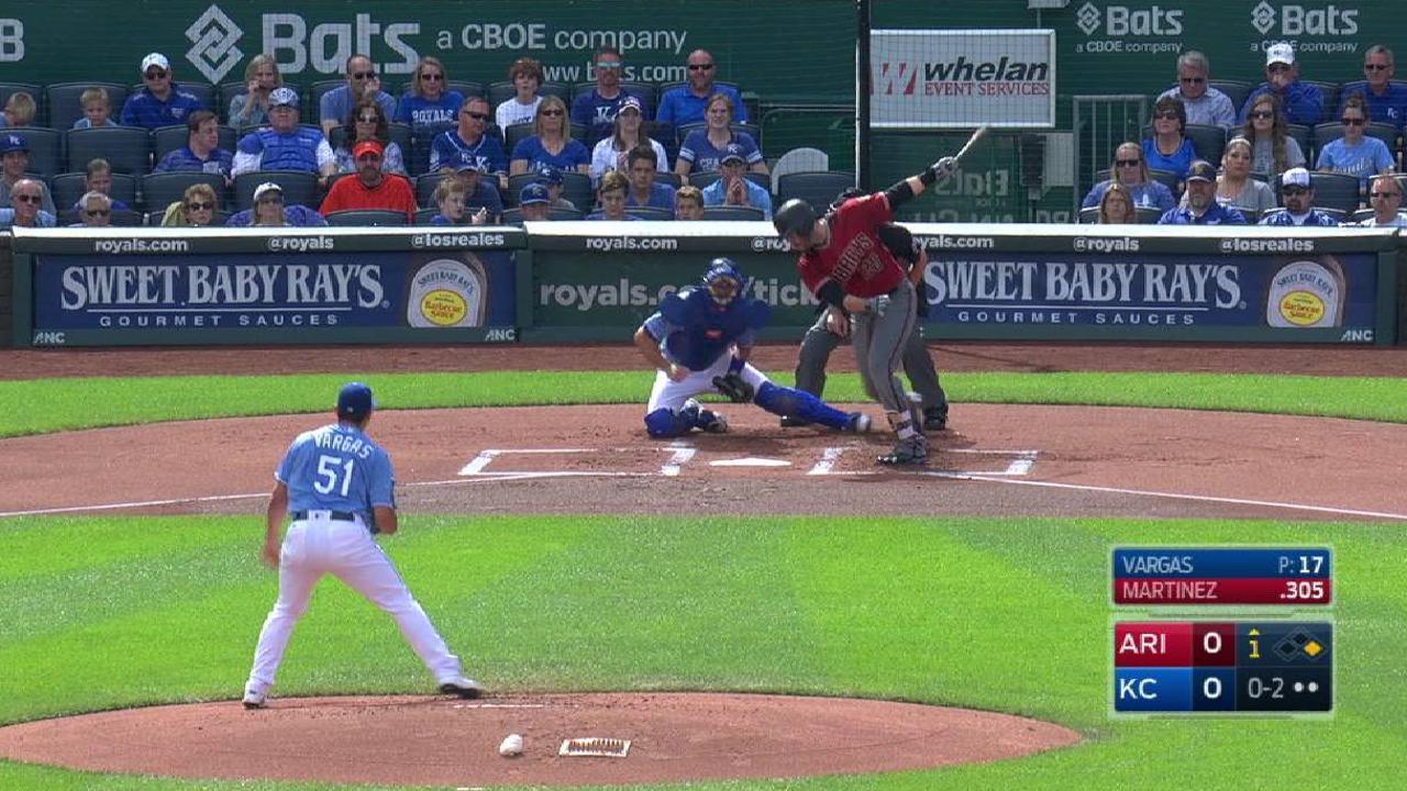 Vargas whiffs Martinez