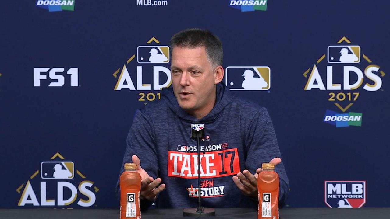 Hinch on Verlander in playoffs