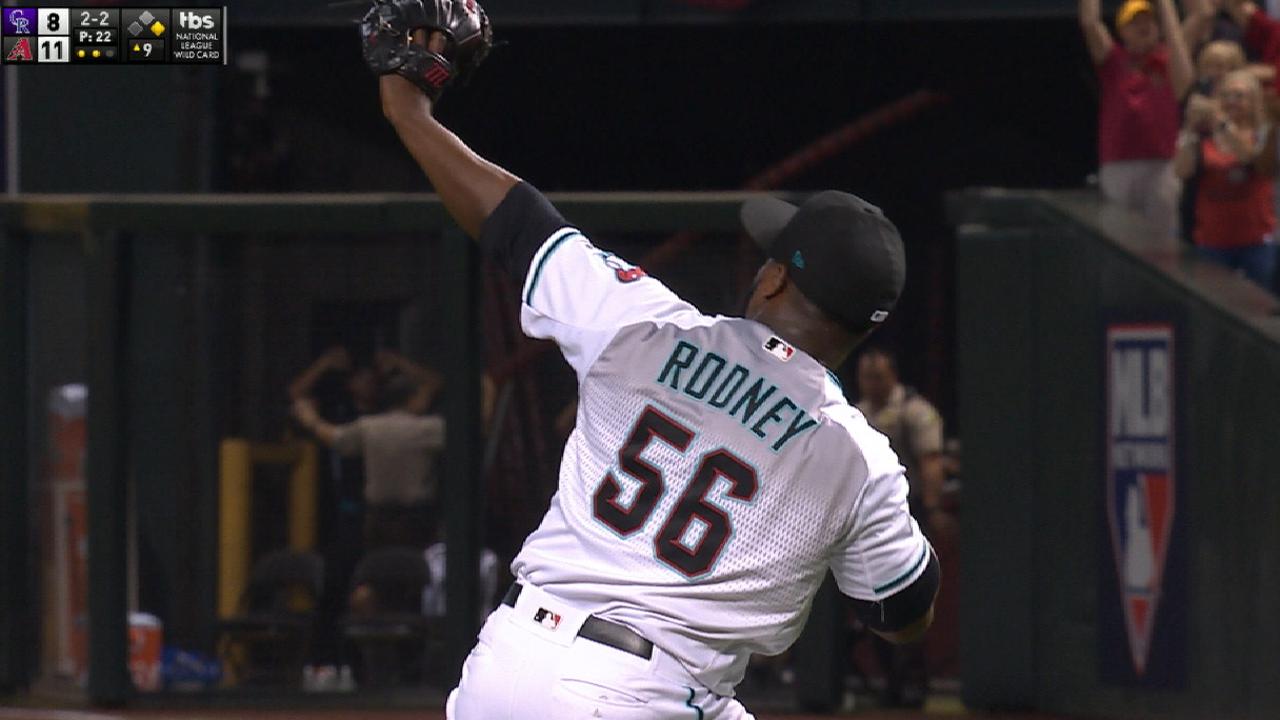 Cool closer: Rodney calm, confident amid roar