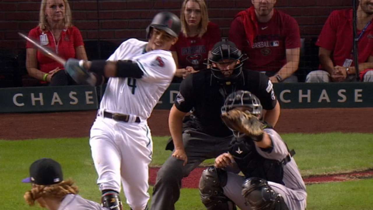 Marte collects three hits