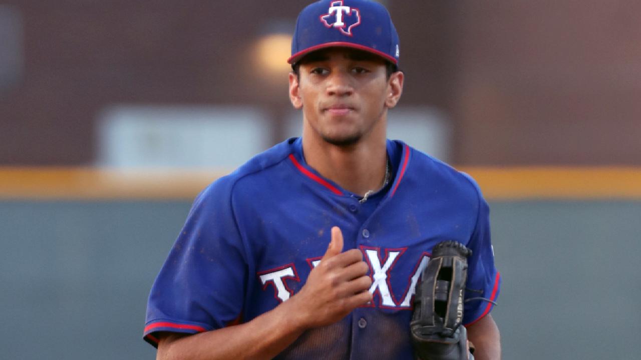 Rangers dynamic outfielders impressing at instructs