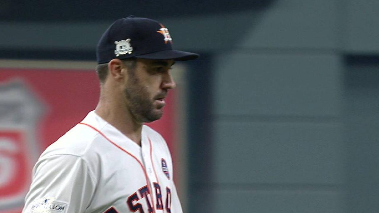 Verlander K's Benintendi