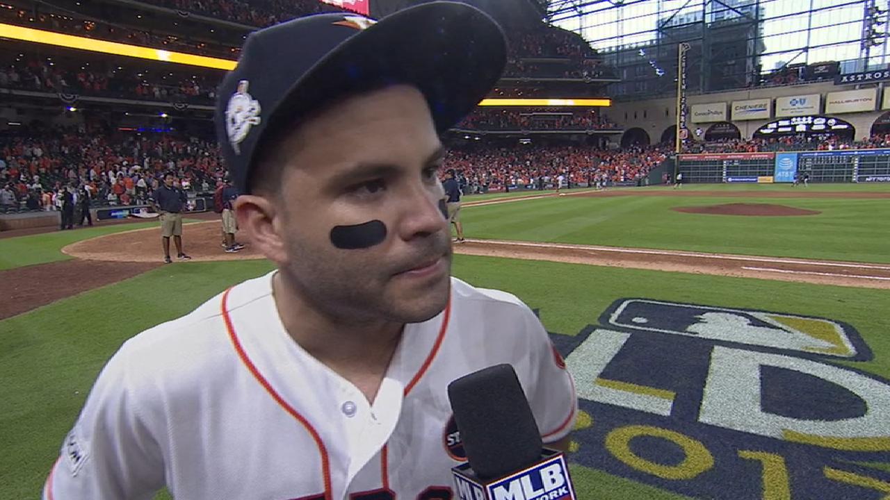 Oct. 5 Jose Altuve Astros postgame interview