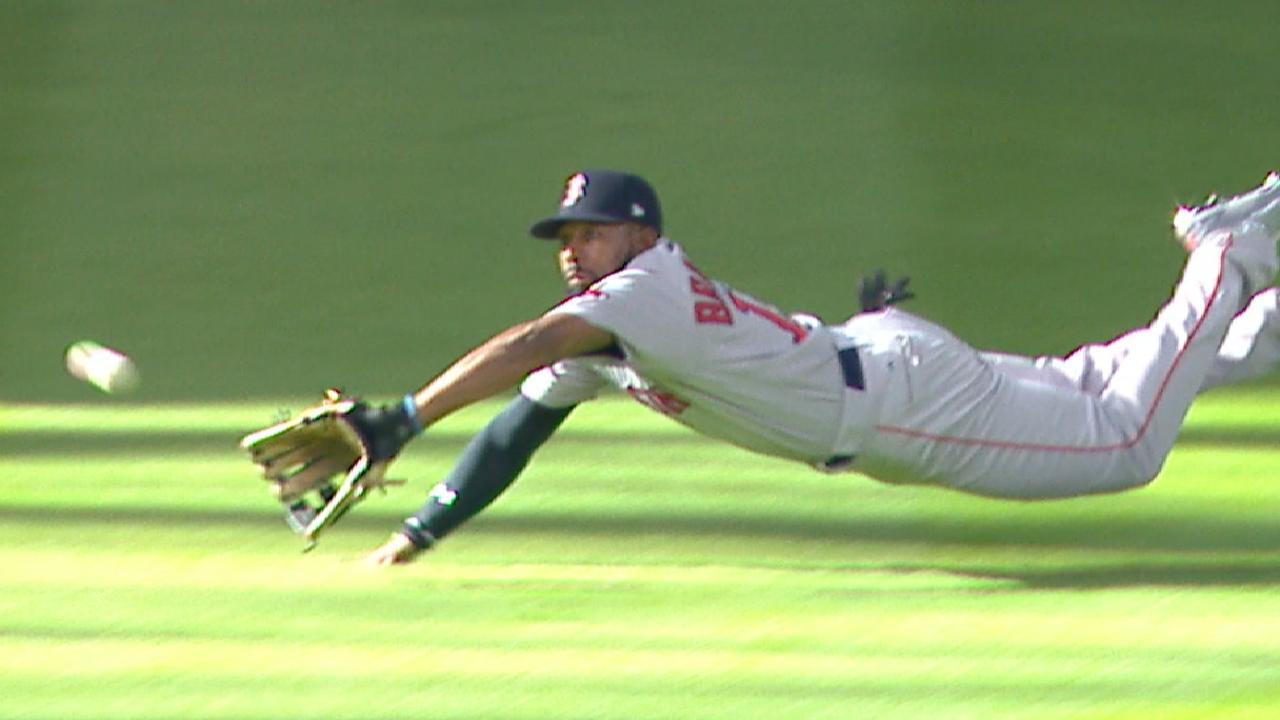 Reddick singles after review