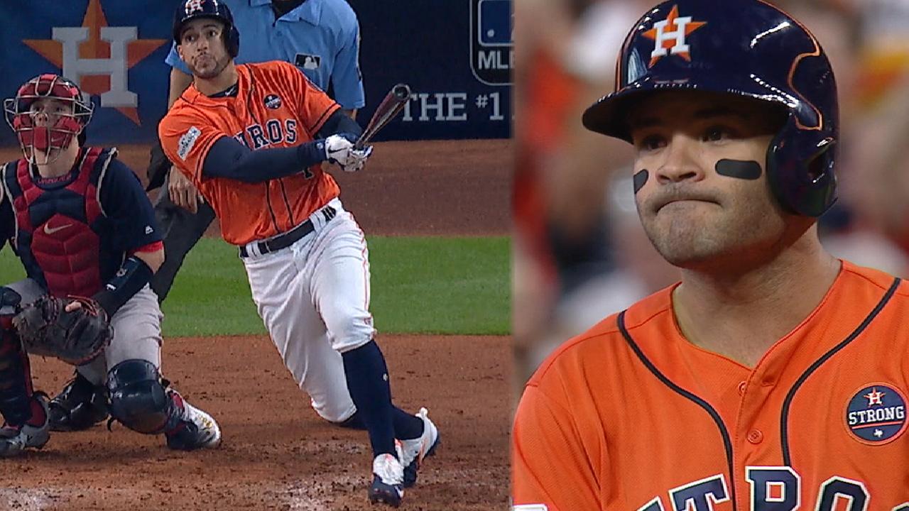 Astros score two runs in the 3rd