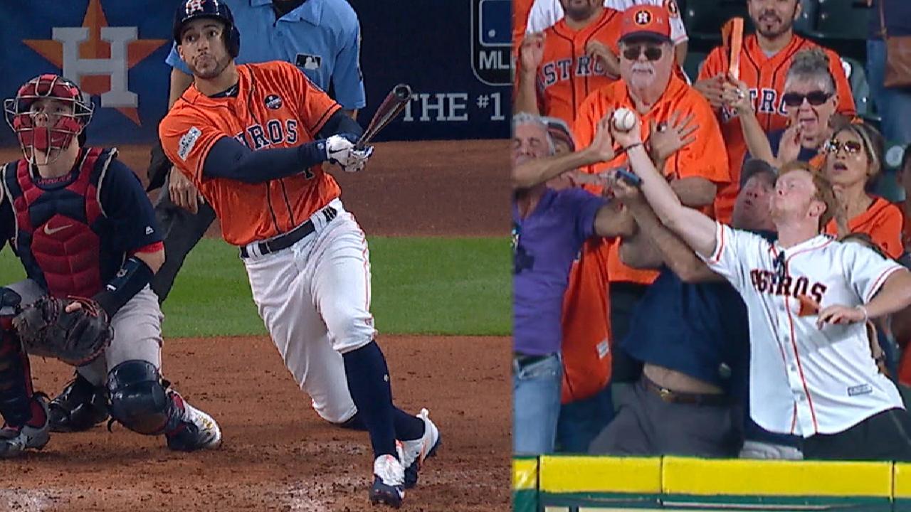 Springer's homer to right