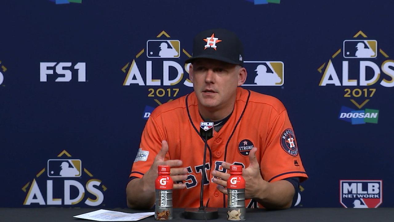 Hinch on Game 2 win over Sox