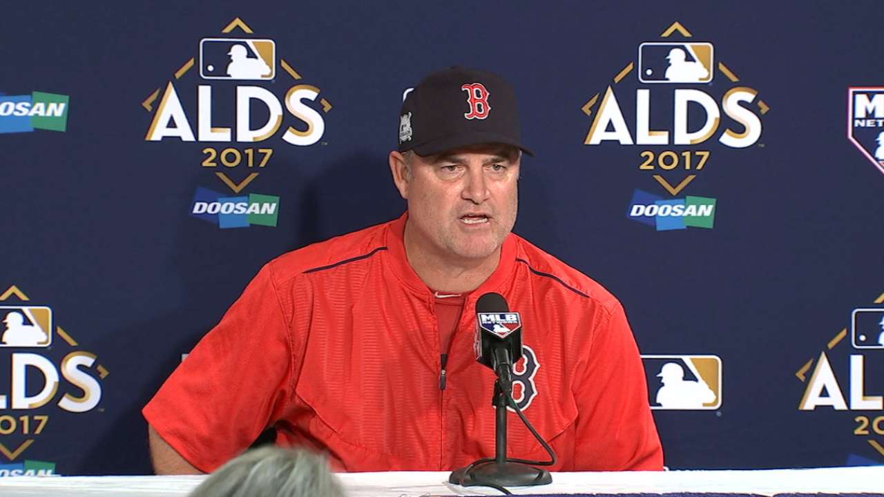 Oct. 7 John Farrell workout day interview