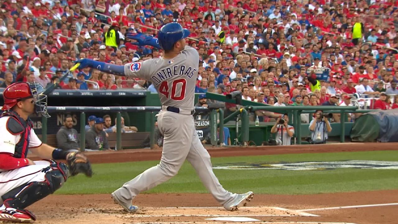 Contreras' solo home run to left