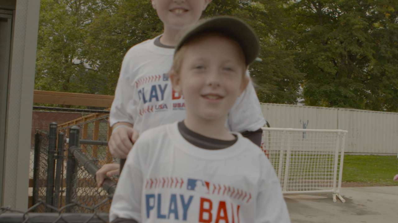 Youngsters come out for Play Ball in Portland