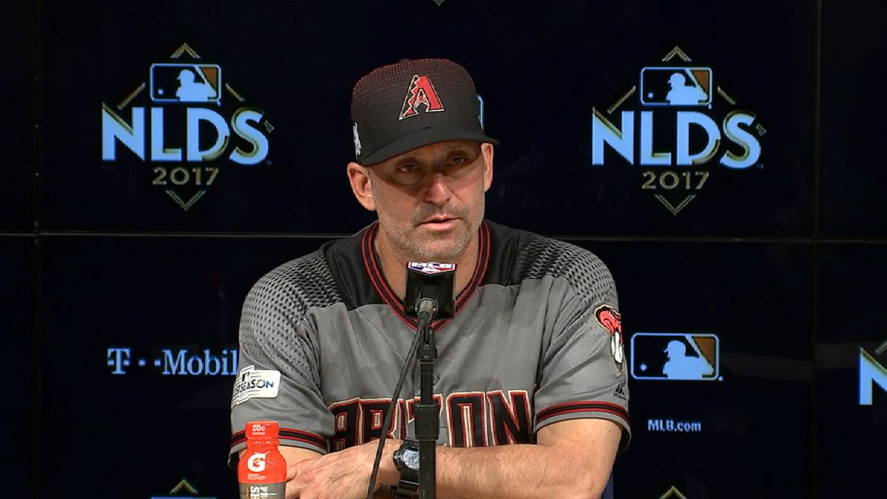 Oct. 7 Torey Lovullo postgame interview