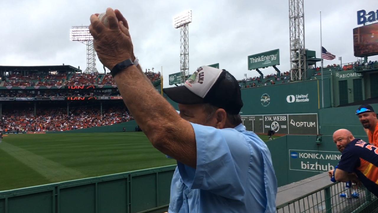 IRL: Peacock, dad share moment