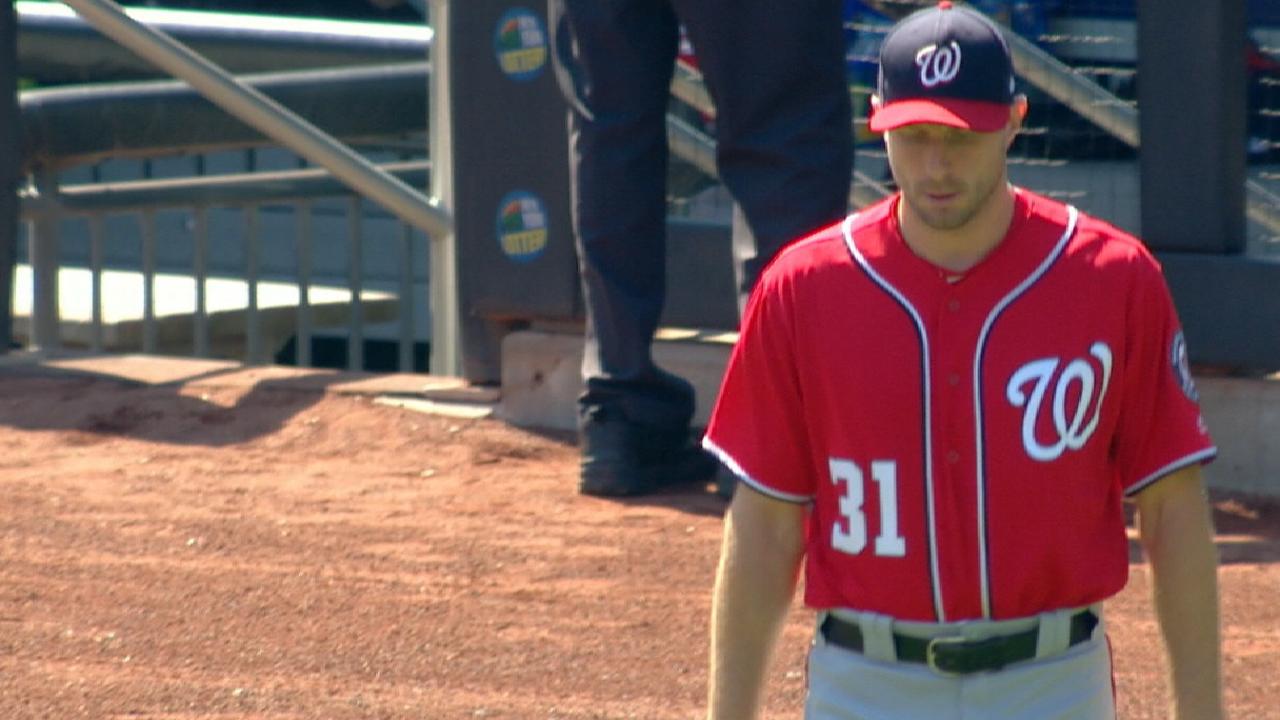 All eyes on Scherzer in return to mound in Game 3
