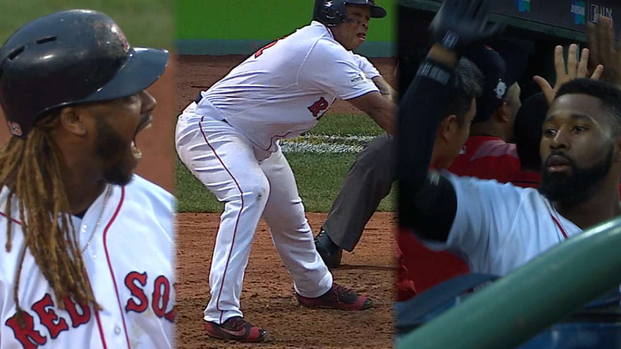 Red Sox's six-run 7th
