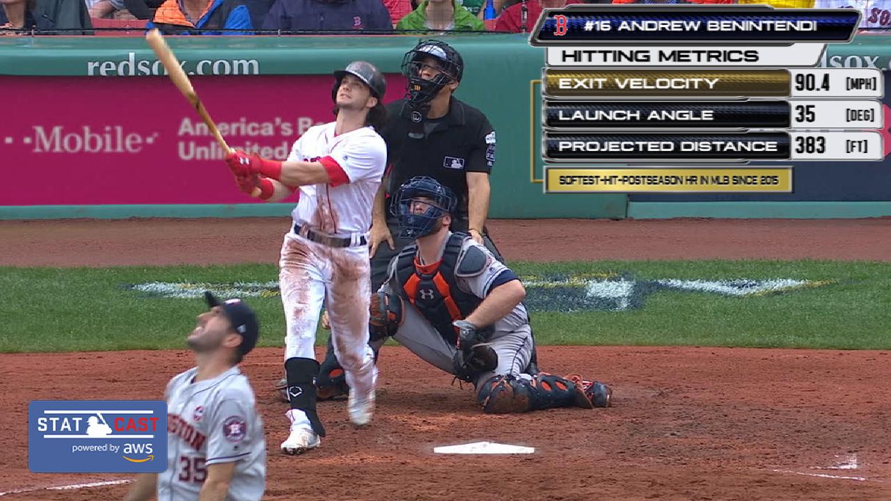Statcast: Benintendi's big homer