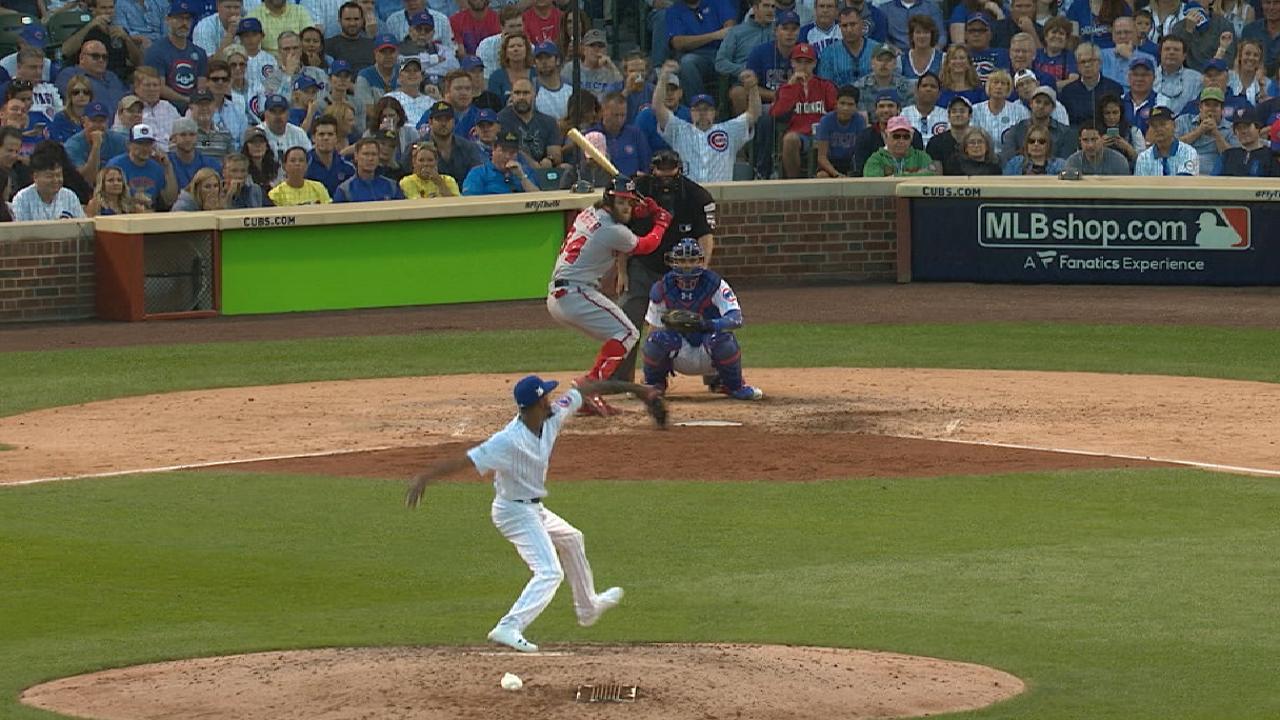 Oct. 9 Carl Edwards, Jr. and Anthony Rizzo postgame interview