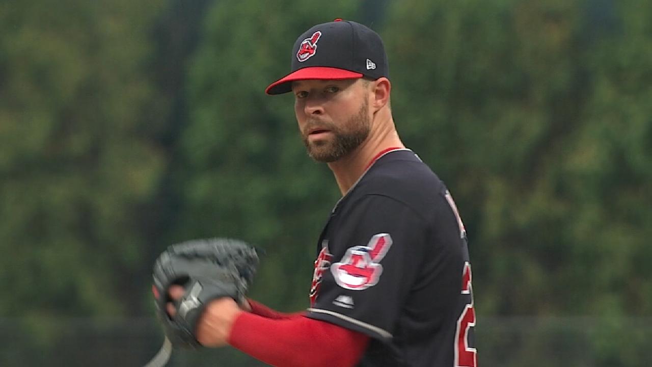 Kluber on pitching at home