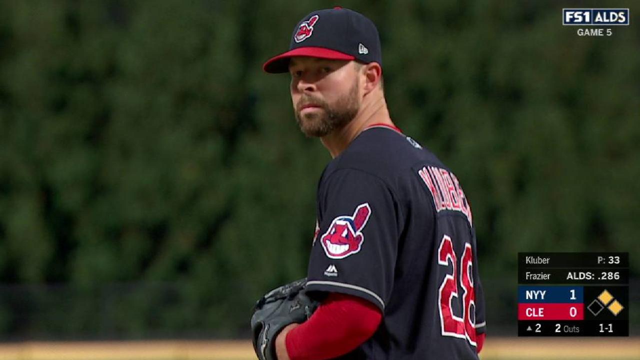 Kluber escapes trouble