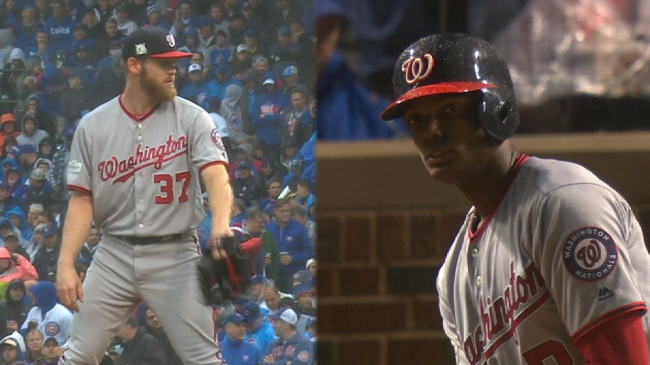 Strasburg, Taylor excel in win