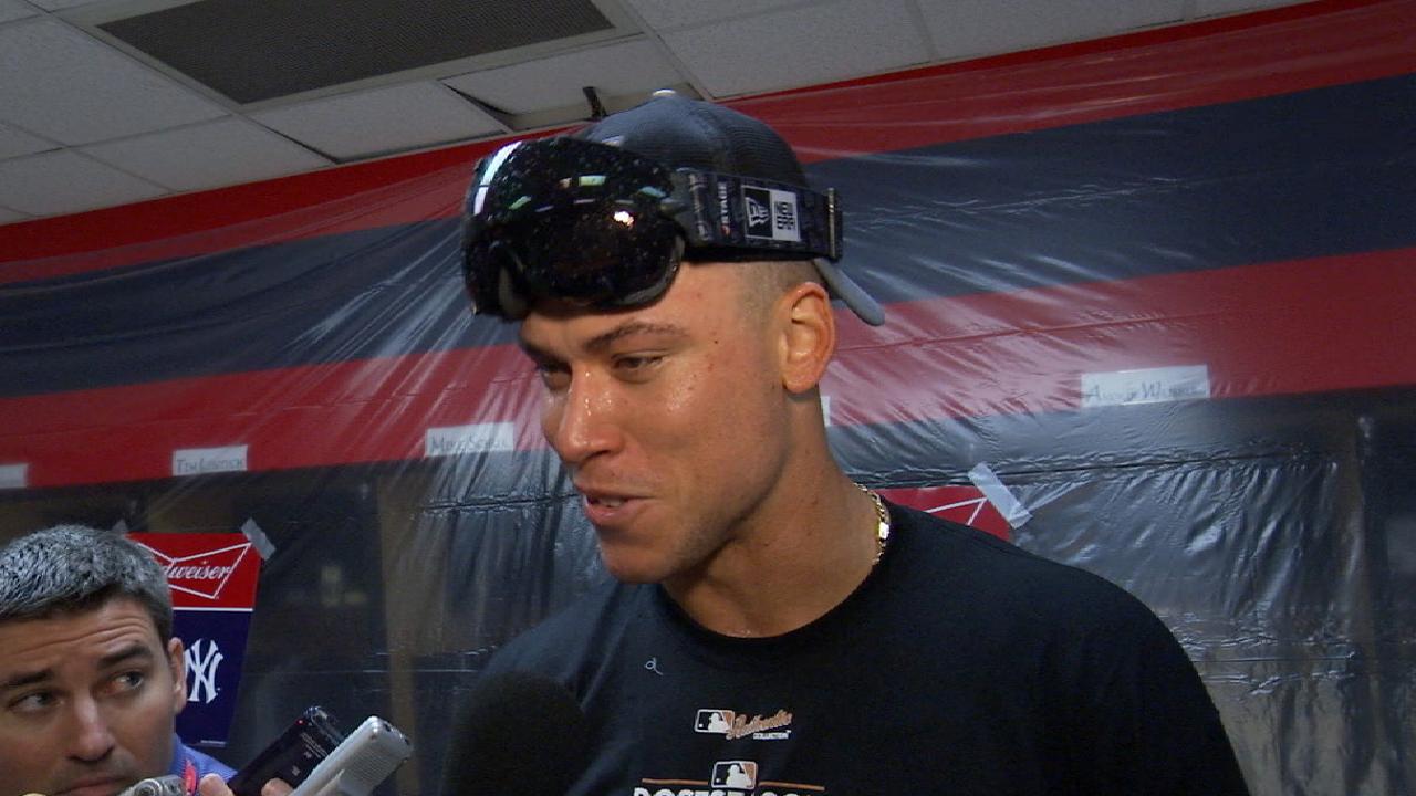 Judge determined to get on track vs. Astros