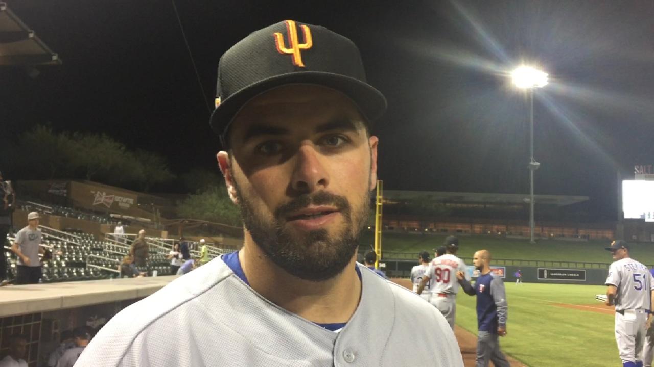 Rangers' O'Neill stuffs box score in Fall League action