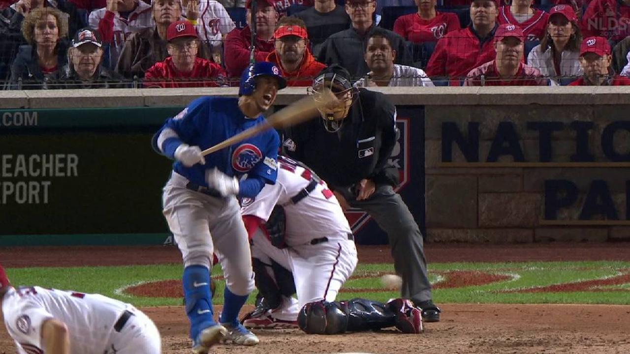 Heyward scores on Jay's HBP
