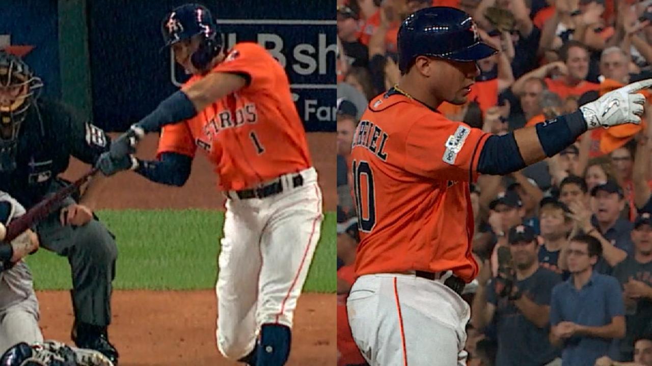 Astros plate a pair in the 4th