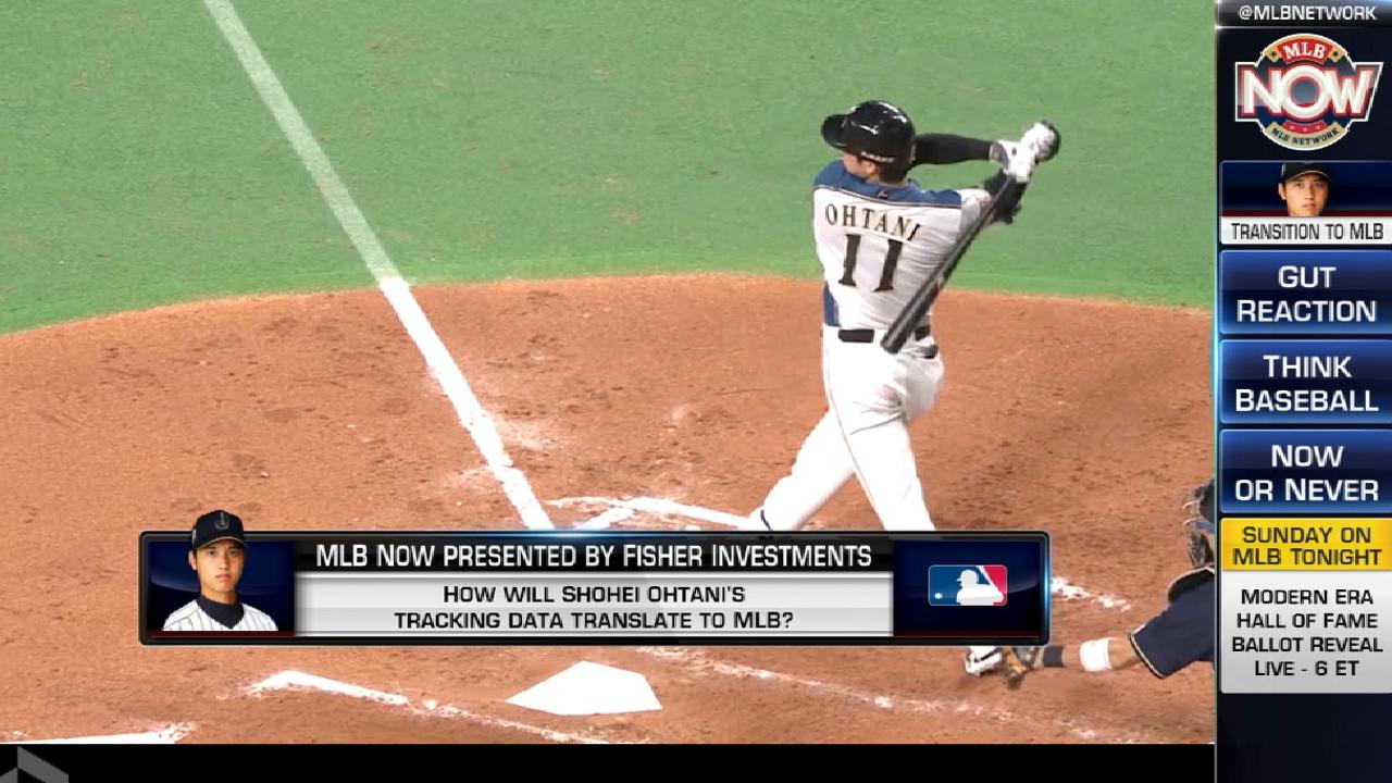 Ohtani's Statcast data in Japan