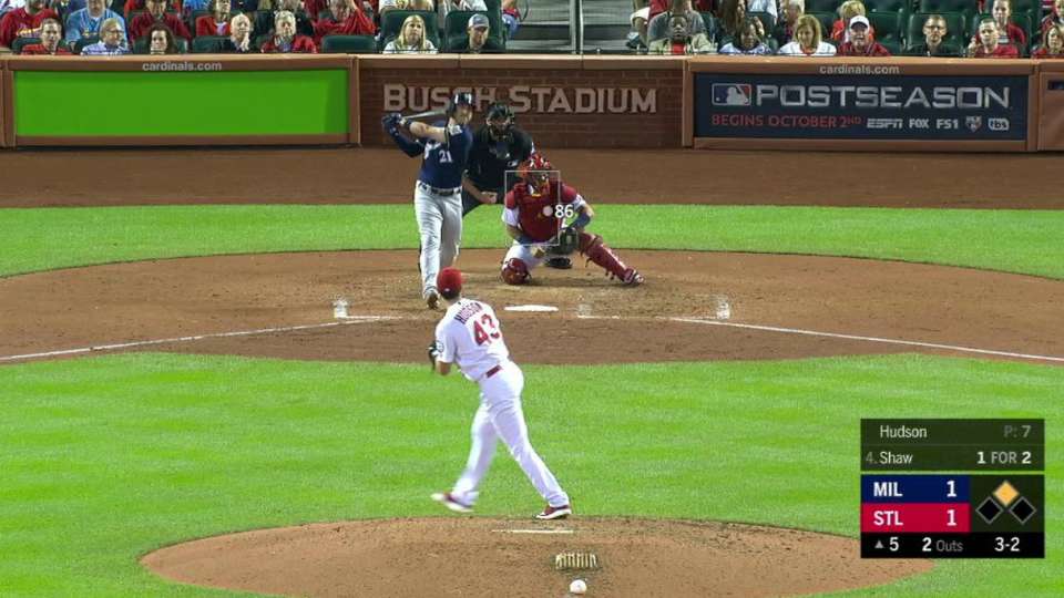 shaws 2nd rbi single | 09/26/2018 | milwaukee brewers