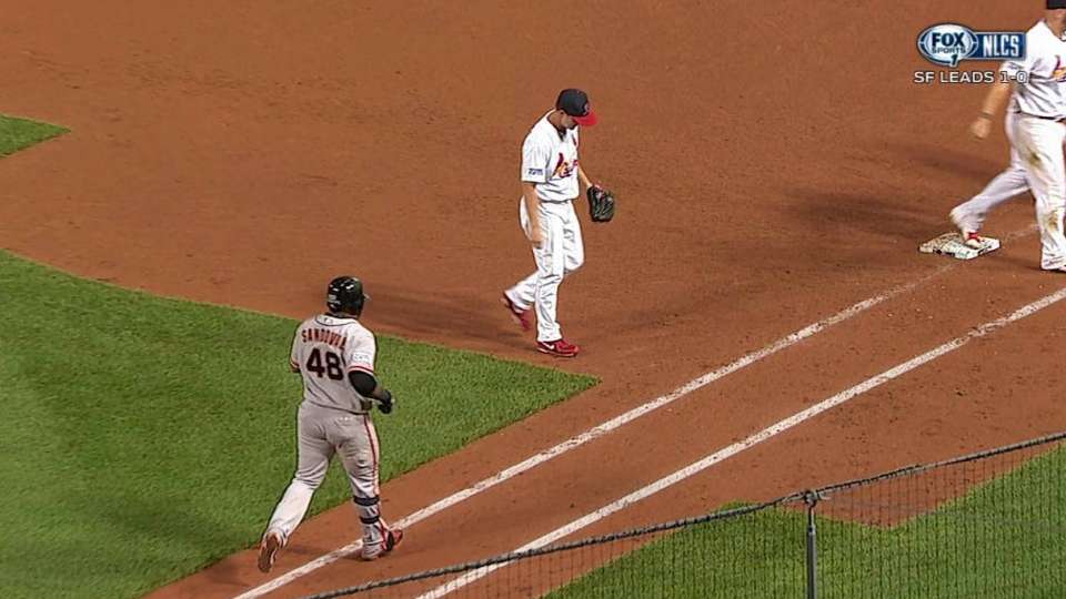 Maness escapes trouble in 9th