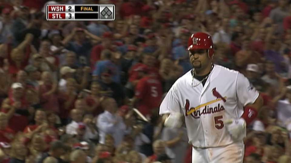 Pujols' walk-off homer