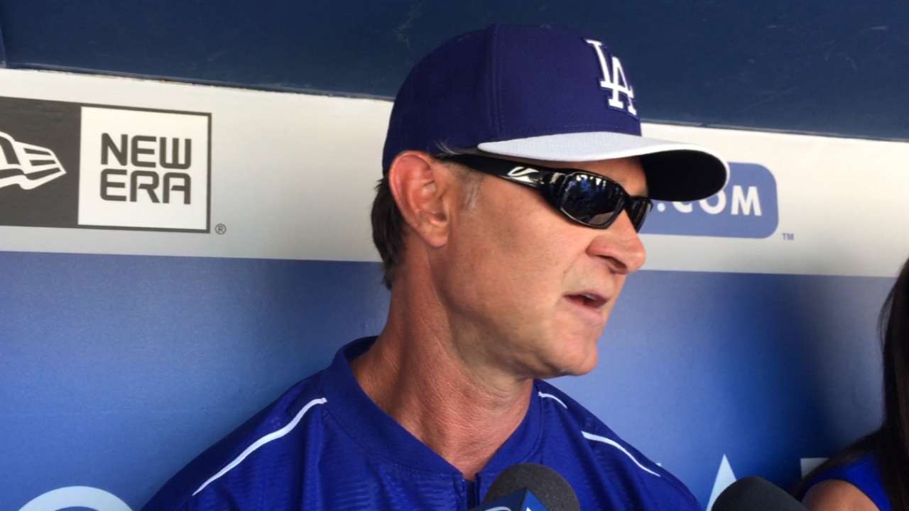 print dodgers manager don mattingly talks about making tough