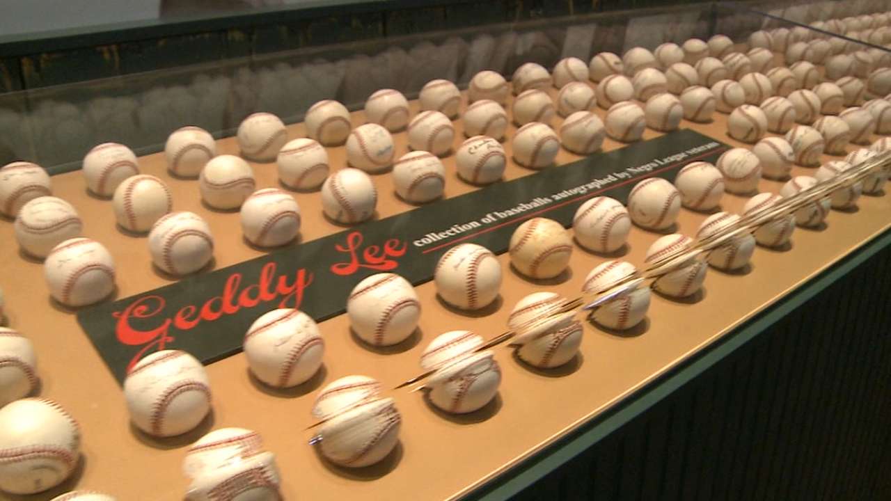 Geddy lee s ball collection mlb