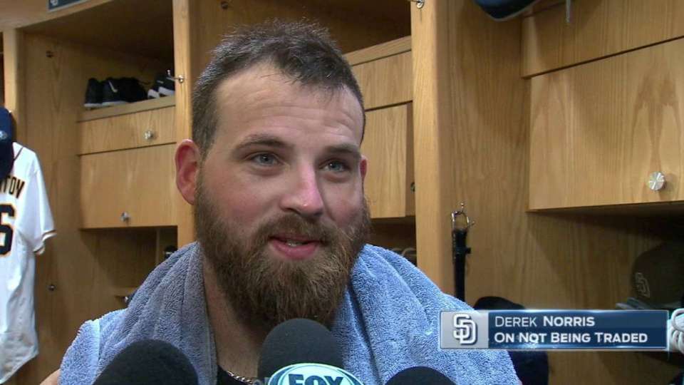 Norris on staying with Padres | 08/02/2016 | MLB.com