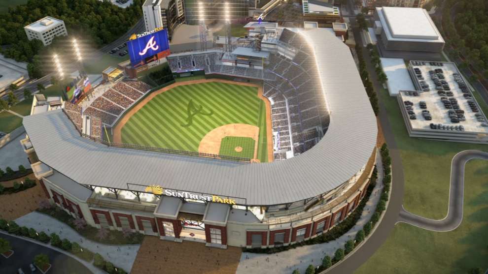 Suntrust Park Fly Through 05 27 2017 Mlb
