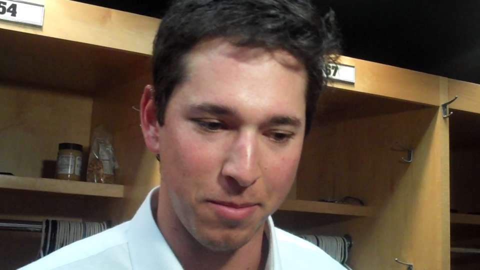 Bowman on his MLB debut
