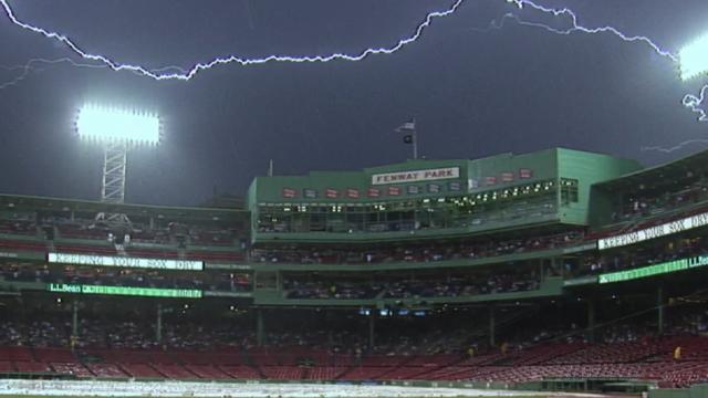 Storms hit Fenway Park on Tuesday and produced some amazing skies | MLB.com