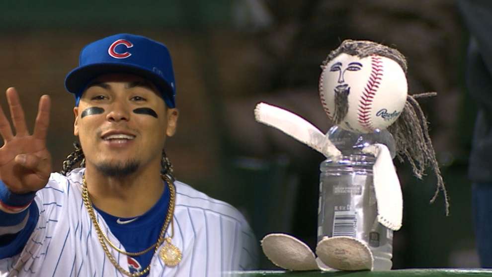 Brewers made a Javy Baez baseball doll and he got a kick ...