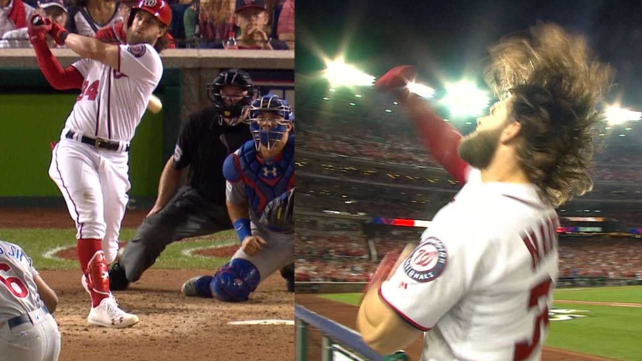 bryce harper's game-tying home run in game 2 of the nlds